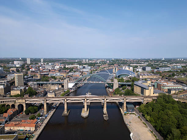 istock Newcastle's four Tyne bridges spanning the River Tyne, England 2246036031