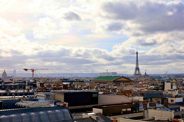 istock Panoramic View of the Paris Skyline with the Eiffel Tower 2246036924