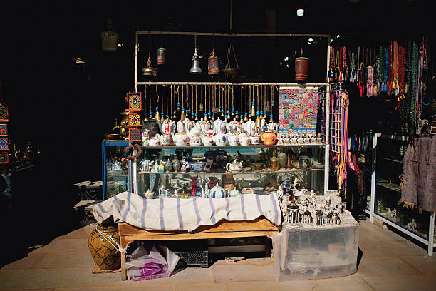 istock Colorful Market Stall with Decorative Items 2246037063