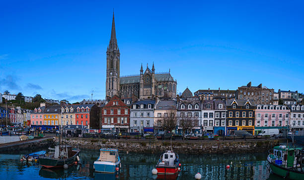 istock Cobh city seaport town skyline 2246037483