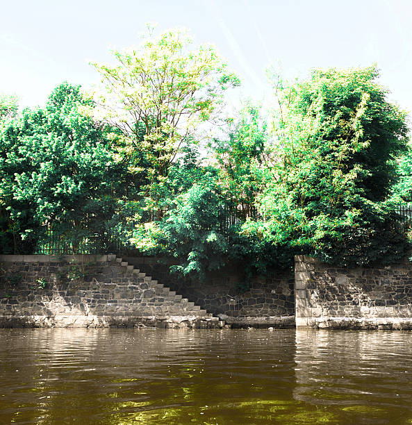Stairs into the water