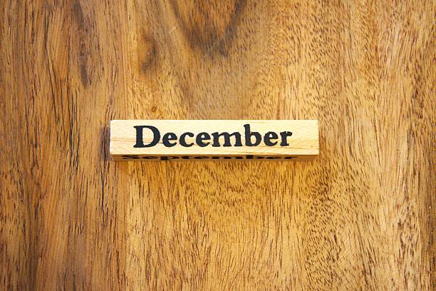 istock December word on wooden cube with wooden background 2246043541