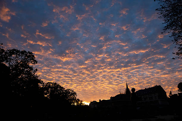 istock Sky with clouds at sunset, beautiful colors. 2246047930