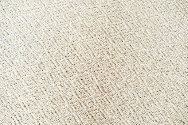 istock Close up of a light beige woven fabric with a diamond pattern, providing texture and depth 2246056865