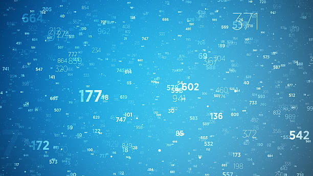 istock Abstract digital connection, moving dots, lines and numbers. Abstract dof blurred counting numbers. Artificial Intelligence motion design. - 4K Stok video 2246057092