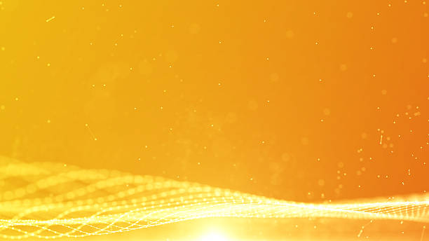 istock Futuristic line wave background 4K stok video 2246058365