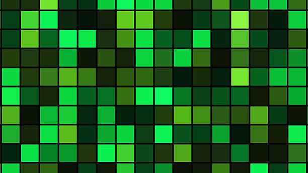 Abstract background with  colorful squares, geometric shape, pixel, modern blue mosaic background