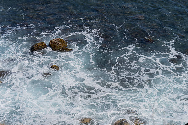 istock Rocks on ocean sea shore in tropical country 2246059155