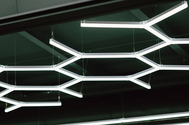 istock futuristic geometric illumination, contemporary lighting fixtures emphasizing architectural contours 2246060177