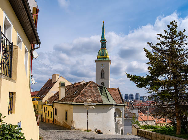 istock St. Martin's Cathedral Against Bratislava Skyline 2246060720