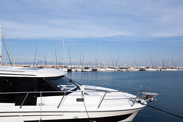 Trilye Marina and fisher shelter. Bursa, Turkey.