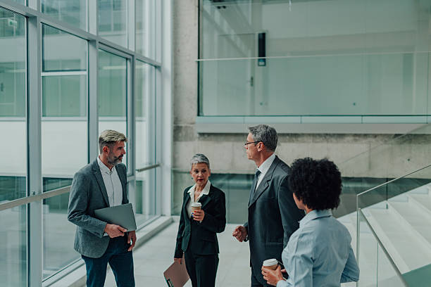 istock Business people having informal meeting during coffee break 2246069726