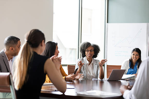 istock Diverse team engaged in a productive and collaborative business meeting, discussing strategy. 2246074143