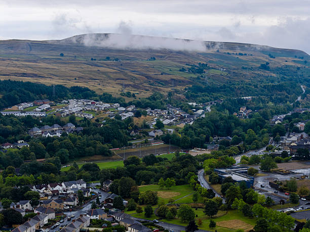istock Town Nestled in a Green Welsh Valley 2246076454