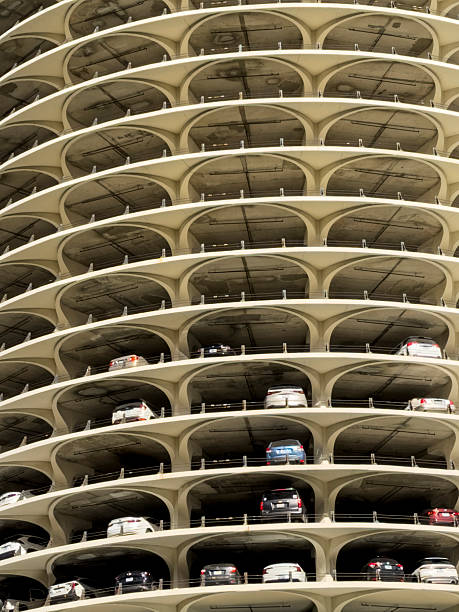 Chicago, Illinois - October 20, 2025: Bertrand Goldberg's Marina City Towers
