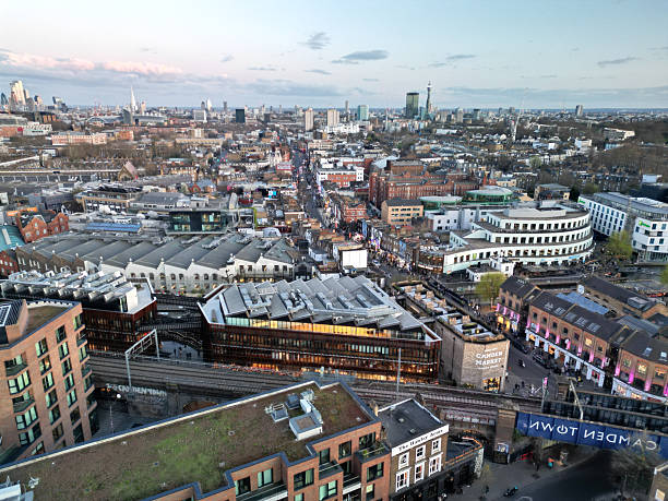 istock Camden Aerial shot London UK 2246082141