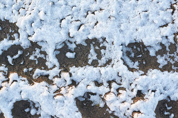istock Thin snow layer partially covers brown earth in early winter scene 2246085062
