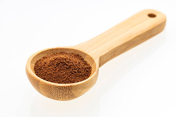istock Organic dry coffee in a spoon - Coffea 2246086071