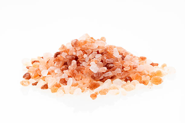 istock Pure salt in fine grains and coarse grains - Himalayan pink crystals 2246086113