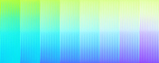 istock Green and blue frosted ribbed glass texture background 2246086815
