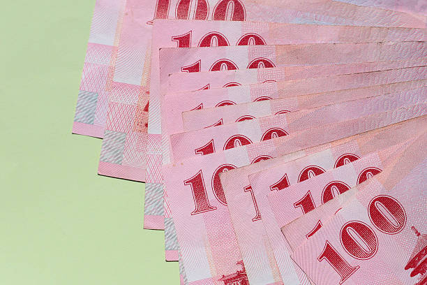 istock Taiwan dollar banknotes, Taiwan Currency 2246087356