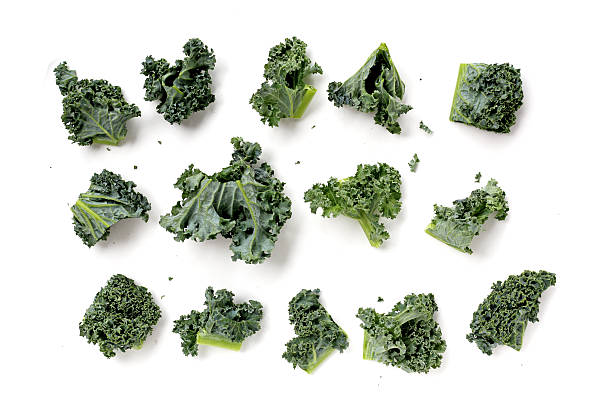 istock Curly kale leaves, Fresh green vegetables 2246090554