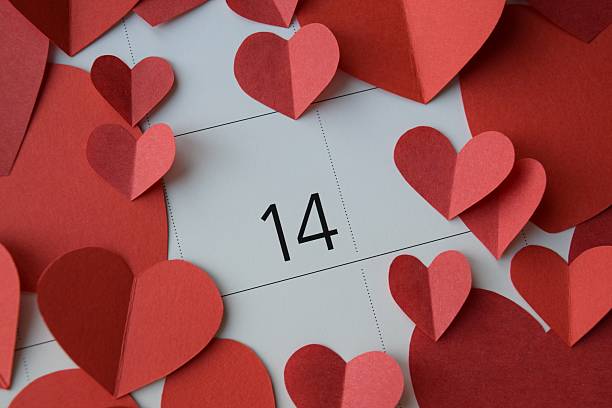 istock Valentine's Day concept with hearts 2246090703