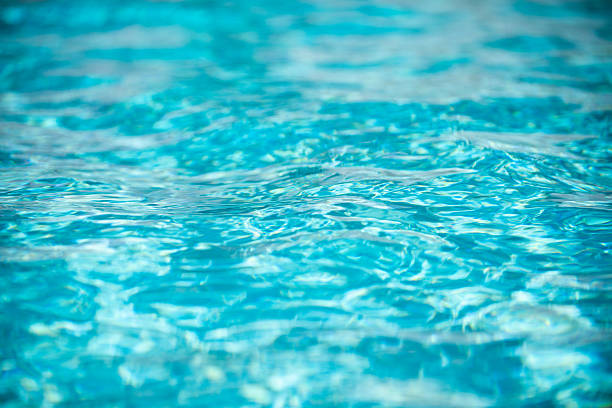 istock Water background, ripple waves. Blue swiming pool pattern. Sea surface. Water in swimming pool with sun reflection. Banner with copy space. 2246092271