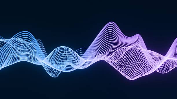 istock Abstract Cyber Waveform: Ideal for representing sound, digital data flow, or a clean, futuristic background for tech and music websites. 2246102369