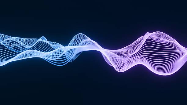istock Abstract Cyber Waveform: Ideal for representing sound, digital data flow, or a clean, futuristic background for tech and music websites. 2246102371