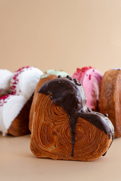 istock Valentine's Day Birthday holiday present gift idea Coffee cappuccino latte beverage drink Morning breakfast Holiday birthday anniversary shiny candle sparkler on cake Delightful and vibrant heartshaped pastry croissant treat, beautifully topped with 2246102427