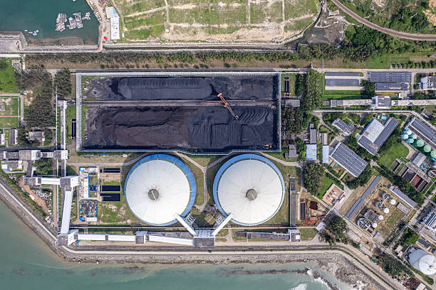 istock Aerial view of a coal-fired power plant 2246103021