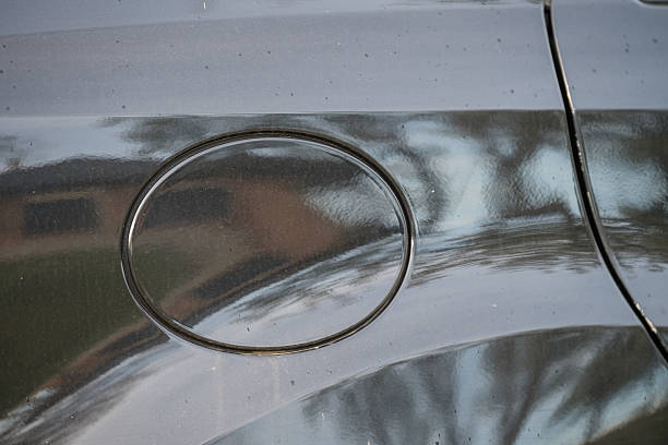 istock Silver plastic  Fuel Tank Door 2246103109