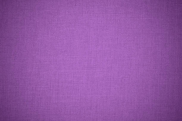istock Purple linen fabric cloth texture for background, natural textile pattern. 2246106956