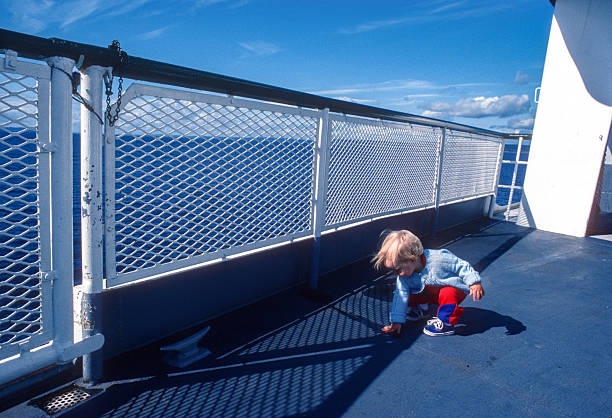 Boy on Port Townsend Ferry - 1989