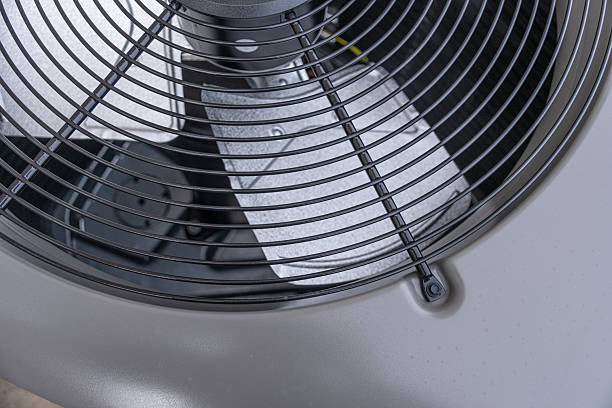 istock Air conditioning unit on outside of house 2246111754