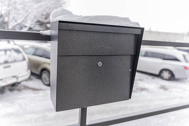 mailbox with letters and packages received
