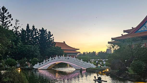 istock Traditional Chinese Garden at Sunset 2246119837
