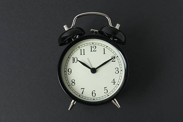 istock black alarm clock on backgrounds with space for text 2246122250