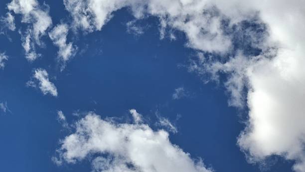 istock Vast Blue Sky with Sun-Kissed Fluffy Clouds. 2246123086