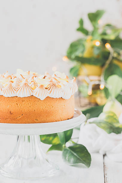 istock Lemon cream cake with meringue topping 2246133174