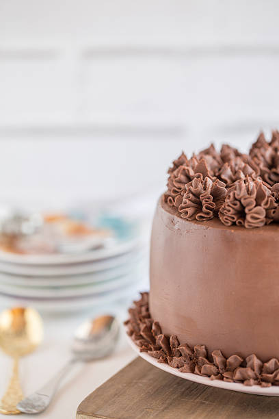 istock Chocolate buttercream birthday cake 2246133346