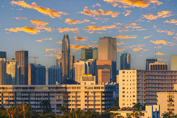 St Petersburg in sunset light, Florida, USA
