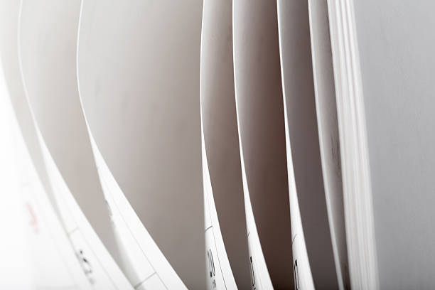 istock Organized stack of blank pages ready for writing or drawing activities in a clean workspace 2246140063