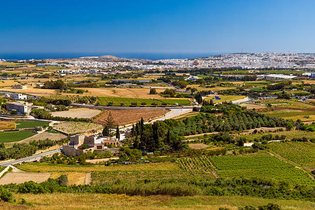istock Picturesque landscape background, aerial view 2246142329