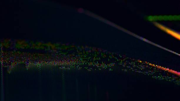 istock Fractured Television Screen Showing Colorful Distortion 2246151298
