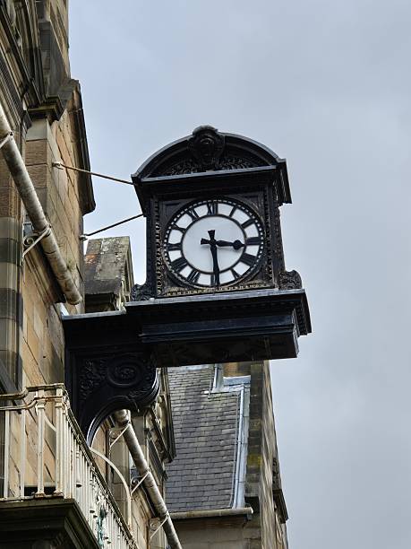 istock An Old Clock on a Building Facade, Glasgow, Scotland 2246159408