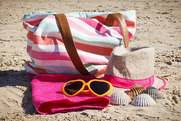 istock Accessories for relax on beach. Travel and vacation time 2246160587
