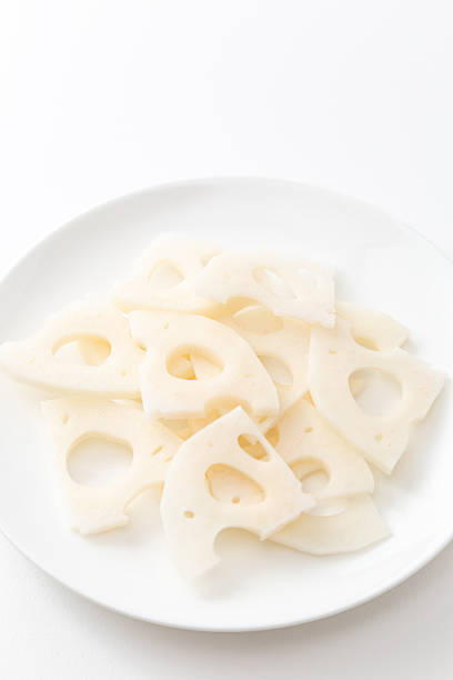 Ginkgo slices of lotus root