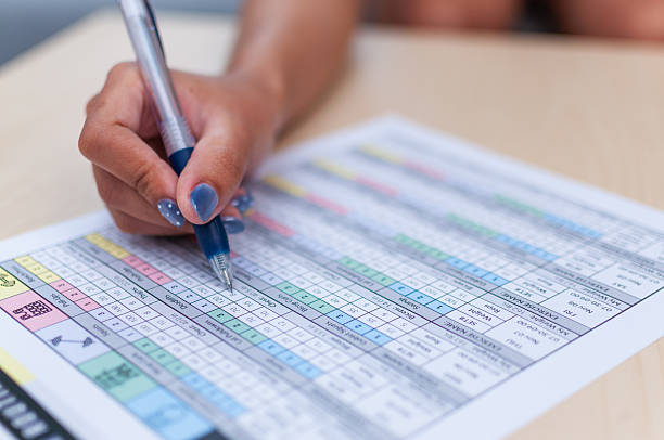 istock Analyzing data trends business meeting insights office document review professional close-up 2246171459
